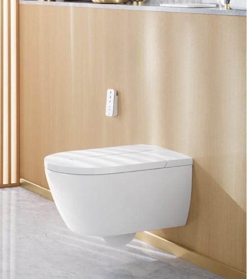 Villeroy & Boch ViClean-I100 Douchetoilet uden skyllekant, hvid