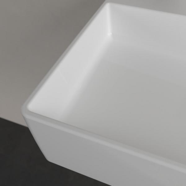 V&B Memento 2.0 100 håndvask t/væg - Med 2 hanehuller - Ceramic+