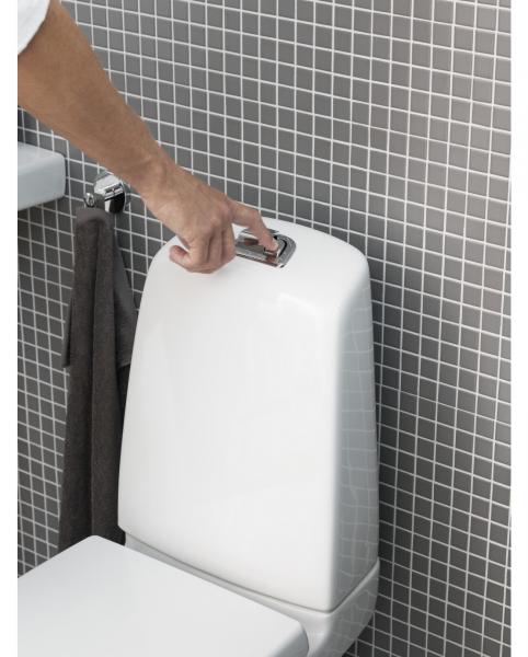 Gustavsberg Nautic toilet 5500L m/skjult S-l&aring;s og C+