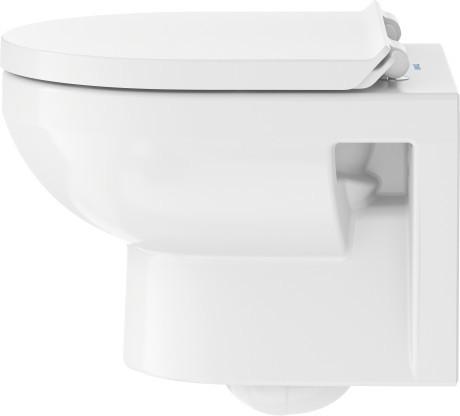 Duravit No.1 Compact Rimless hængeskål inkl. toiletsæde m/softclose