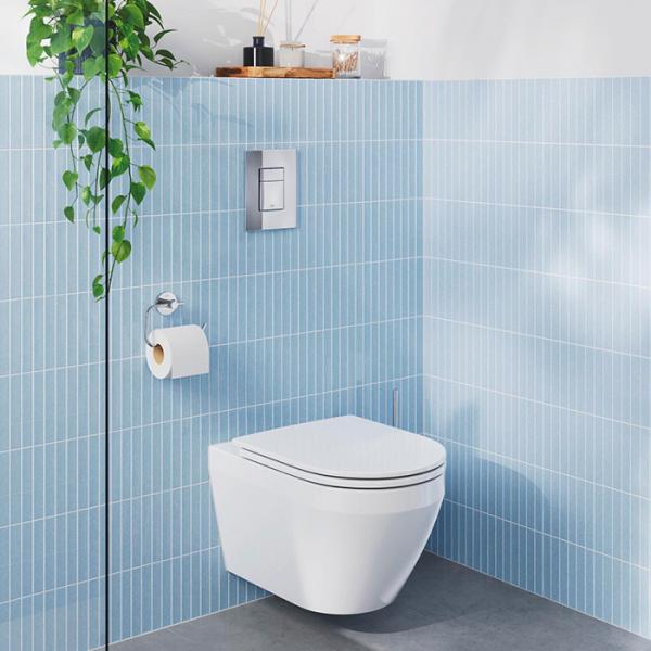Grohe Euro rimless væghængt toilet m/TripleVortex og HyperClean Grohe Euro rimless væghængt toilet m/TripleVortex og HyperClean