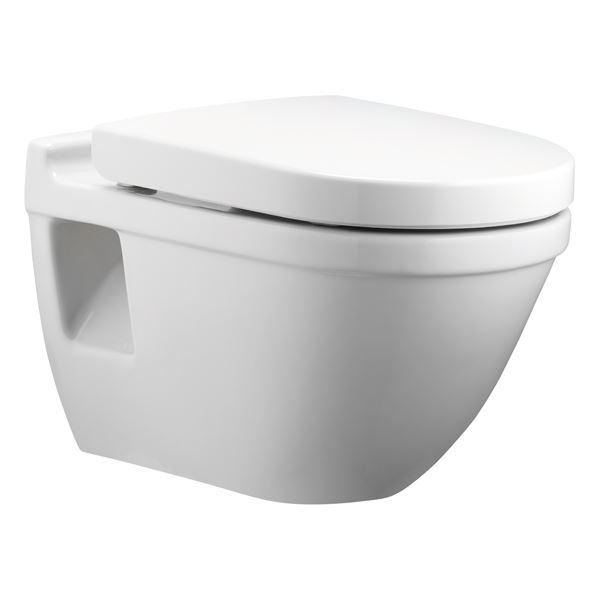Pressalit 3 toiletsæde m/ soft close - Hvid
