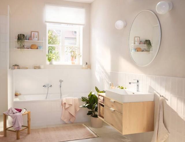 Hansgrohe Rebris S 110 håndvaskarmatur m/CoolStart /u bundventil - Krom