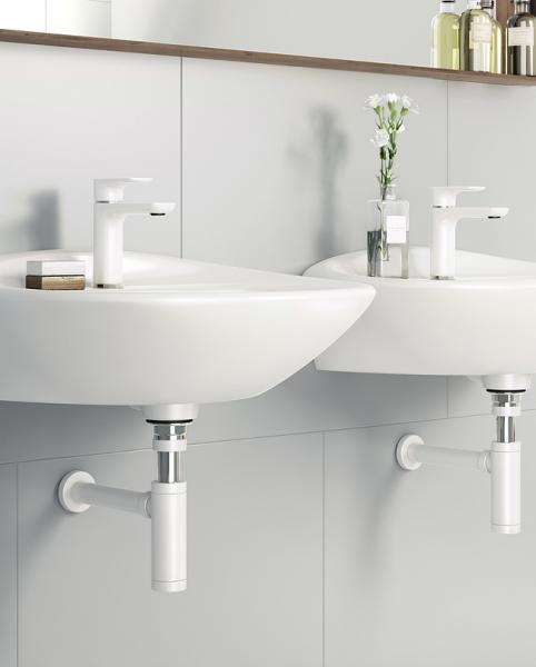 Gustavsberg Estetic håndvaskarmatur u/bundventil - Hvid mat