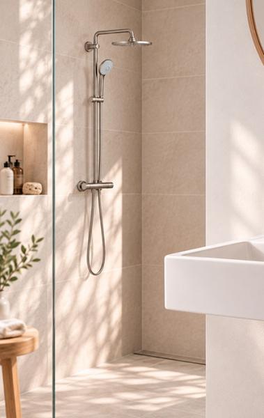 Grohe Essence & Euphoria komplet pakke til bad - Supersteel Grohe Essence & Euphoria komplet pakke til bad - Supersteel