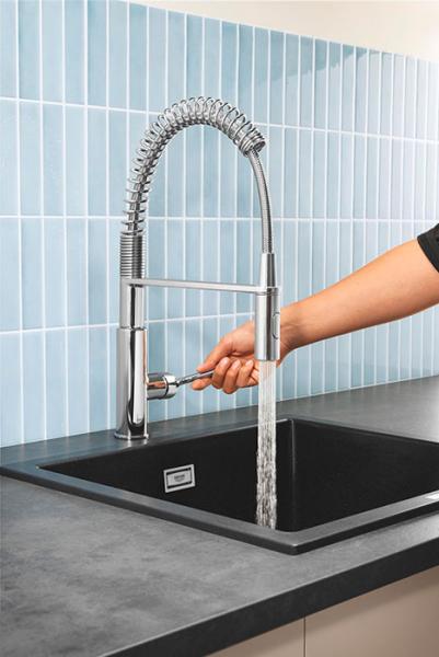 Grohe Get køkkenarmatur m/C-tud og svingtud Grohe Get køkkenarmatur m/C-tud og svingtud