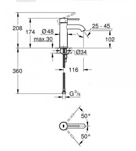 Grohe Precision Feel Joy komplet pakke til badeværelset - Mat sort Grohe Precision Feel Joy komplet pakke til badeværelset - Mat sort