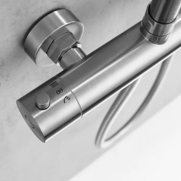 Lavabo Studio 250 komplet brusesystem - Rustfrit stål Lavabo Studio 250 komplet brusesystem - Rustfrit stål