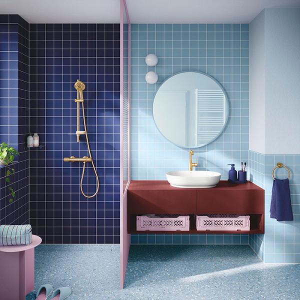 Grohe Vitalio Joy+ 120 bruses&aelig;t - B&oslash;rstet Cool Sunrise
