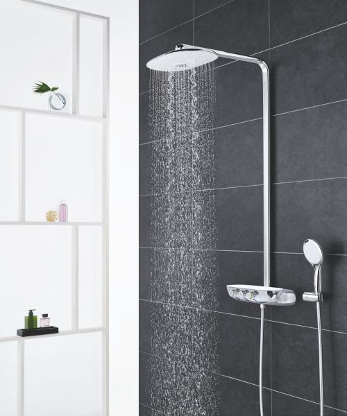 Grohe Rainshower SmartControl 360 DUO brusesystem m/ termostat - Krom/hvid
