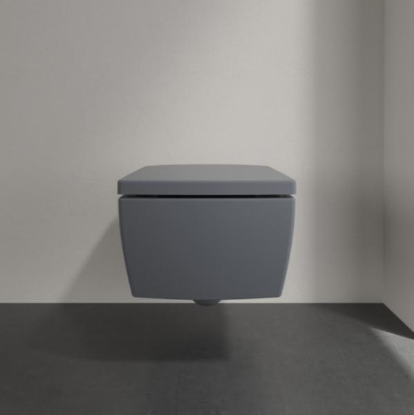 Villeroy & Boch Memento 2.0 Rimless v&aelig;gh&aelig;ngt toilet m/Ceramic+ - Gr&aring;