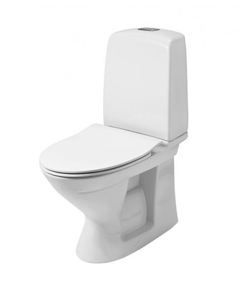 Pressalit Spira 956 toiletsæde m/soft-close og propbeslag - Hvid