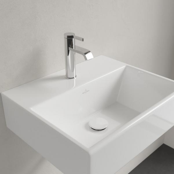 V&B Memento 50 håndvask t/væg eller møbel - 1/3 hanehuller - Med overløb