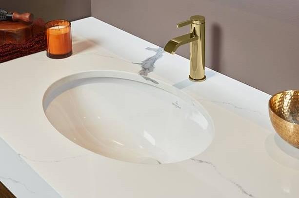 Villeroy & Boch Evana 50 håndvask t/underlimning - Med overløb