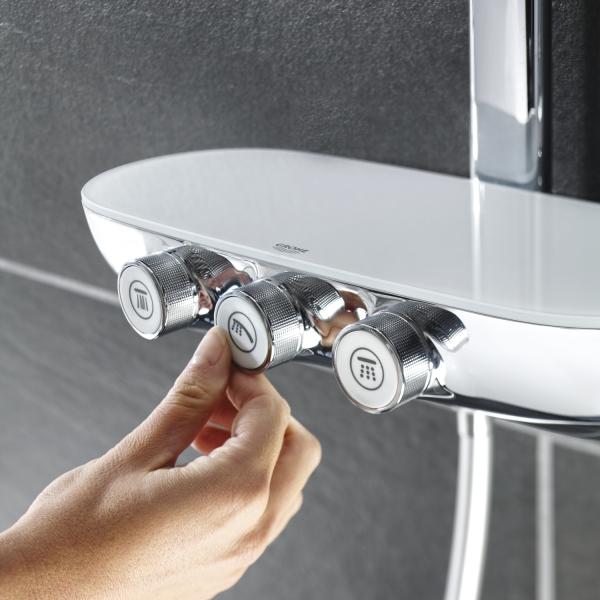 Grohe Rainshower SmartControl 360 DUO brusesystem m/ termostat - Krom