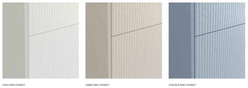 Dansani Mido+ Classic 81 møbelsæt m/Amber vask og 2 skuffer - Striber/mat hvid Dansani Mido+ Classic 81 møbelsæt m/Amber vask og 2 skuffer - Striber/mat hvid