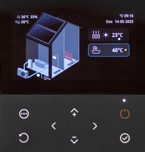 AXEN varmepumpe med wi-fi - Luft til vand - R290 propan - 16 kW