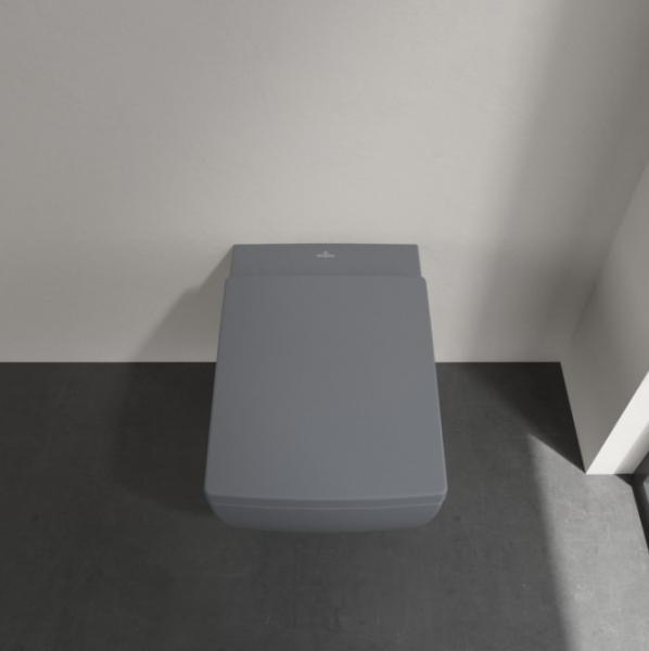 Villeroy & Boch Memento 2.0 Rimless v&aelig;gh&aelig;ngt toilet m/Ceramic+ - Gr&aring;