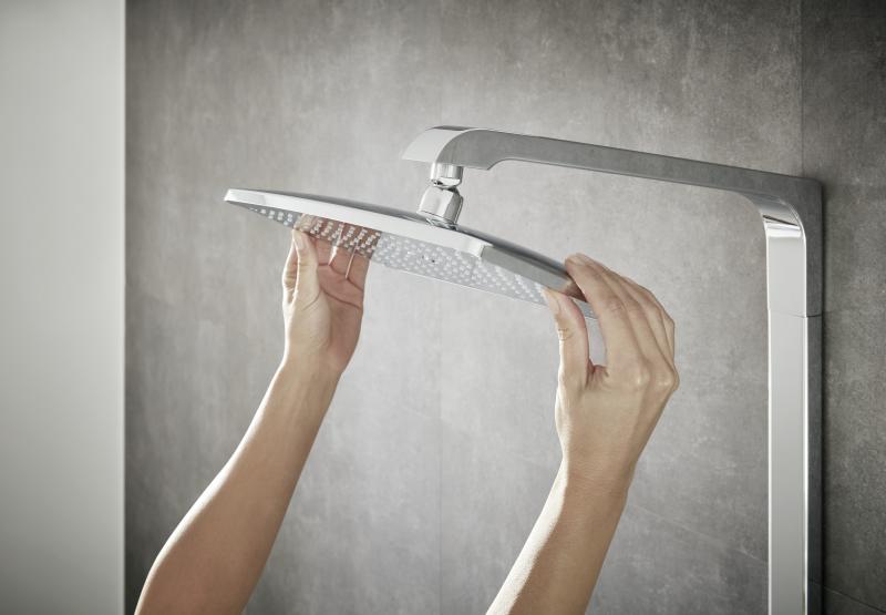 Hansgrohe Raindance Select Showerpipe 360 - ECO - hvid/krom