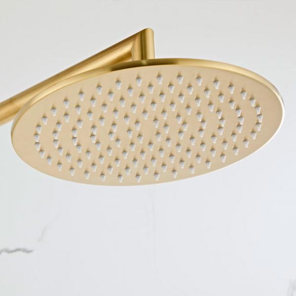 Cass&oslash;e Garda 250 komplet brusesystem m/Crystal cut - B&oslash;rstet messing
