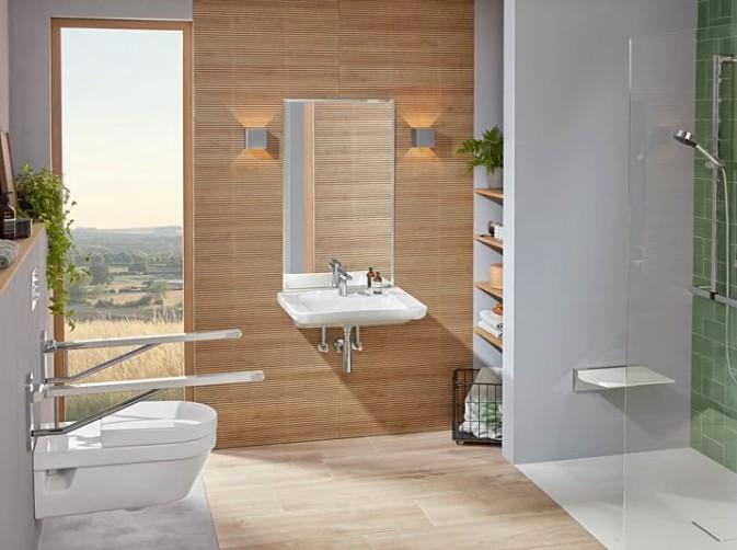 Villeroy & Boch ViCare Rimless væghængt toilet m/Ceramic+ - Hvid