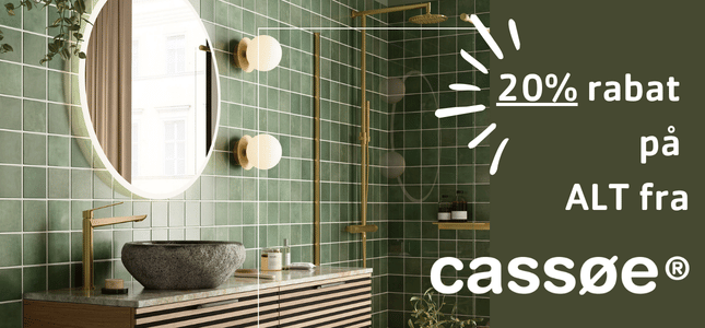 Spar 20% p&aring; ALT fra Cass&oslash;e