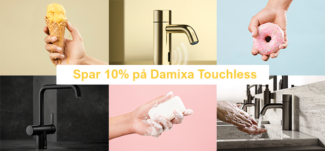 Spar 10% på Damixa Touchless i juni
