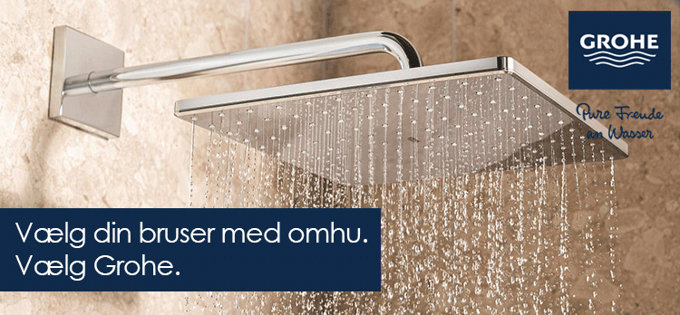V&aelig;lg din bruser med omhu - v&aelig;lg Grohe