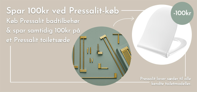 Pressalit badtilbehør - Spar 100 kr på sæde