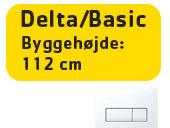 Trykknap til Delta/basic cisterne