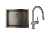 Grohe B�rstet Hard Graphite